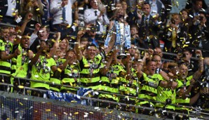 Vergangene Saison gewann Huddersfield Town die Playoffs der Championship