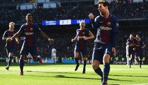 Auch Lionel Messi gelangen auf Vereinsebene 50 Hütten in allen Wettbewerben