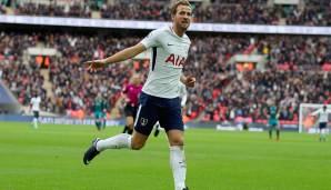 Platz 1: Harry Kane - Tottenham Hotspur und England - 50 Spiele, 56 Tore
