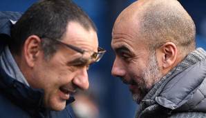 Maurizio Sarri attestiert Pep Guardiola "Glück" nach wie vor Trainer von Manchester City zu sein.