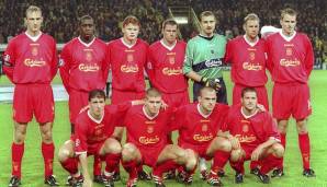 Platz 14: FC Liverpool in der Saison 2001/02: 80 Punkte (7 Punkte Rückstand auf den FC Arsenal)