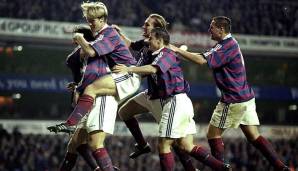 Platz 20: Newcastle United in der Saison 1995/96: 78 Punkte (4 Punkte Rückstand auf Manchester United)