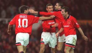 Platz 3: Manchester United in der Saison 1994/95: 88 Punkte (1 Punkt Rückstand auf die Blackburn Rovers)
