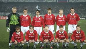 Platz 21: Manchester United in der Saison 1997/98: 77 Punkte (1 Punkt Rückstand auf den FC Arsenal)