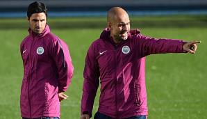 Mikel Arteta arbeitet seit 2016 als Co-Trainer unter Pep Guardiola bei Manchester City.