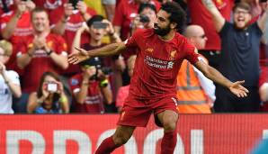 Platz 8: Mohamed Salah (FC Liverpool) - rund 11,6 Millionen Euro im Jahr.