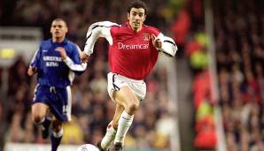 Platz 9: Robert Pires (FC Arsenal, Saison 2001/02) - 15 Assists.