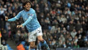 Platz 9: David Silva (Manchester City, Saison 2011/12) - 15 Assists.