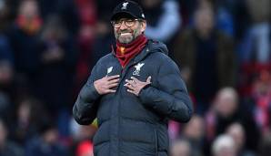 Jürgen Klopp steht mit dem FC Liverpool an der Spitze der Premier League.