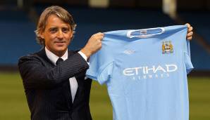 Platz 7: Roberto Mancini (Manchester City) - Punkteschnitt von 2,05 bei 133 Spielen