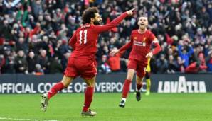Liverpools Stürmer Mo Salah hat in dieser Saison bereits 14 Treffer in der Premier League erzielt