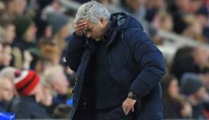 Spurs-Trainer Jose Mourinho haderte mit dem 1:1 im ersten Spiel.