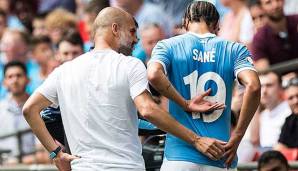 Leroy Sane steht bei Manchester City laut Aussagen von Pep Guardiola vor der Rückkehr ins Mannschaftstraining.