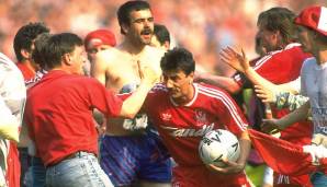Platz 19: IAN RUSH (33, FC Liverpool) - 12 Tore in 36 Spielen. Liverpools Rekordtorschütze (346 Tore in allen Wettbewerben) hatte da schon seine beste Zeit hinter sich. Im Sommer 1995 holten die Reds Stan Collymore als Ersatz.