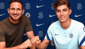 Werden beim FC Chelsea zusammenarbeiten: Teammanager Frank Lampard und Kai Havertz.