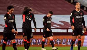 Meister Liverpool fing sich gegen Aston Villa eine 2:7-Abreibung ein.
