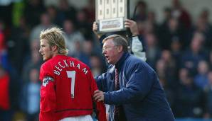 MITTELFELD – David Beckham: Kam 1993 aus der eigenen Jugend – 387 Spiele unter Ferguson