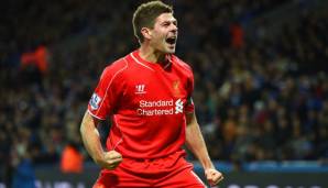 Platz 17 - Steven Gerrard: 37 Siegtreffer für Liverpool (121 Tore ingesamt)