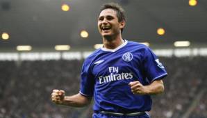 FRANK LAMPARD | FC CHELSEA | 13 Jahre lang spielte Lampard bei den Blues als dynamischer Antreiber im Mittelfeld. Er krönte seine aktive Karriere mit dem CL-Sieg 2012, einem Titel in der Europa League und drei Meisterschaften.