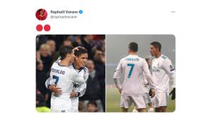 Raphael Varane (Neuzugang Manchester United und Ronaldos früherer Mitspieler bei Real Madrid)