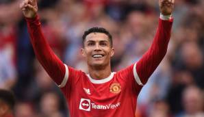 Cristiano Ronaldo traf für Manchester United doppelt.