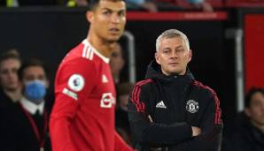 Es läuft überhaupt nicht rund bei Manchester United, Cristiano Ronaldo und Ole Gunnar Solskjaer.