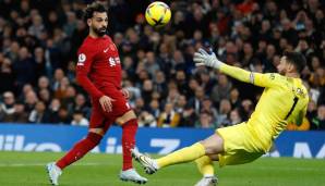Mohamed Salah zeigt sich für beide Liverpool-Treffer gegen die Tottenham Hotspur verantwortlich.