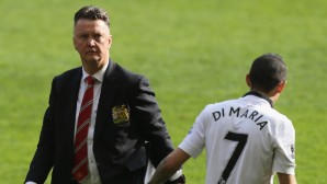 Louis van Gaal und Angel Di María