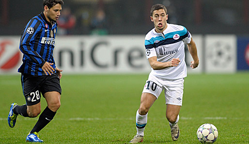 Hat vermutlich seine letzte Saison in Frankreich gespielt: Eden Hazard (r.)