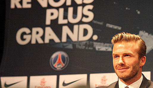 David Beckham heuert bei Paris Saint-Germain an