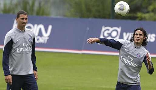 Ibrahimovic und Cavani sollen in dieser Saison den Traumsturm beim PSG bilden