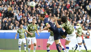 Zlatan Ibrahimovic erzielte das 1:0 für Paris mit einem sehenswerten Hackentor