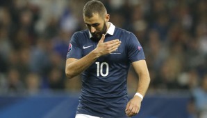 Karim Benzema wird vorerst nicht mehr für Les Bleus auflaufen