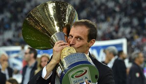 Mit Juventus Turin holte Massimiliano Allegri 2017 die Meisterschaft und die Coppa Italia