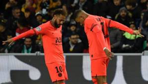 Neymar und Kylian Mbappe wollen heute auch gegen Monaco zaubern.