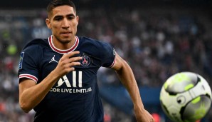 ACHRAF HAKIMI (2021/22 für 66,5 Mio. Euro von Inter Mailand): Schaffte beim BVB den Durchbruch, landete über Inter in Paris. Auch dort auf der rechten Außenbahn eine feste Größe. Note: 2.