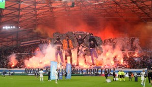Beim jüngsten Classique im Stade Velodrome (Oktober 2021) spuckte der "Vulkan", wie die Anhänger ihr Stadion nennen, zuletzt Feuer.