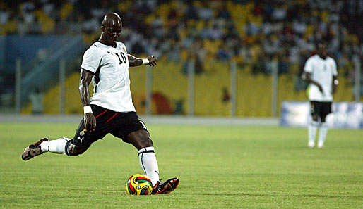 Stephen Appiah ist Kapitän der Nationalmannschaft von Ghana