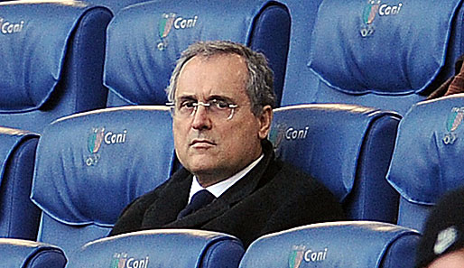 Ließ angeblich die Fäuste fliegen: Lazio-Präsident Claudio Lotito