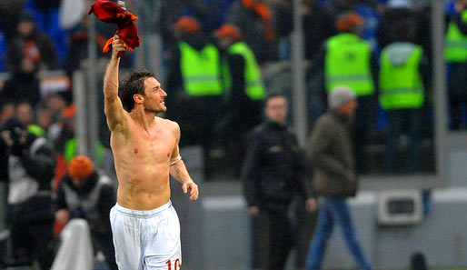 Stürmer Francesco Totti gilt beim AS Rom als lebende Legende