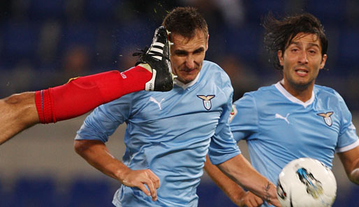 Miroslav Kloses Führungstor gegen Catania reichte für Lazio Rom nicht zum Sieg
