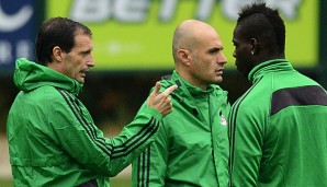 Mario Balotelli erhält Zuspruch von milan-Coach Allegri