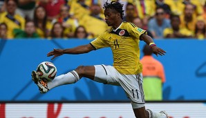 Juan Cuadrado spielte bisher bei der WM zwei starke Partien für Kolumbien