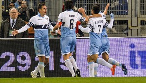 Mit einem Doppelpack gegen Florenz erfolgreich: Lazio Roms Miroslav Klose