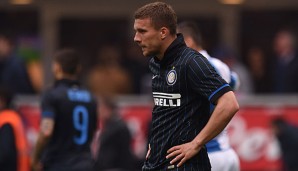 In 17 Spielen für Inter gelangen Weltmeister Podolski lediglich ein Tor und drei Vorlagen