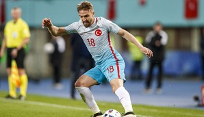 Caner Erkin im Freundschaftsspiel gegen Österreich