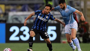 Antonio Candreva könnte bald das Trikot von Inter tragen