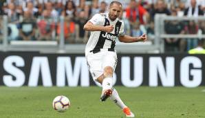 Platz 1: Giorgio Chiellini (Juventus Turin) - Gesamtstärke 89.