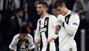 Enttäuschung pur: Cristiano Ronaldo und Juventus Turin scheiden gegen Ajax Amsterdam aus der Champions League aus.