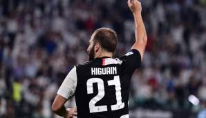 Gonzalo Higuain läuft bei Juventus in dieser Saison mit neuer Rückennummer auf.